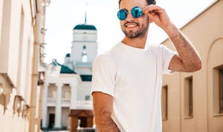 lunettes de soleil rondes pour homme