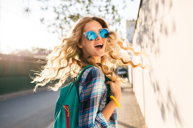 lunettes soleil rondes femme