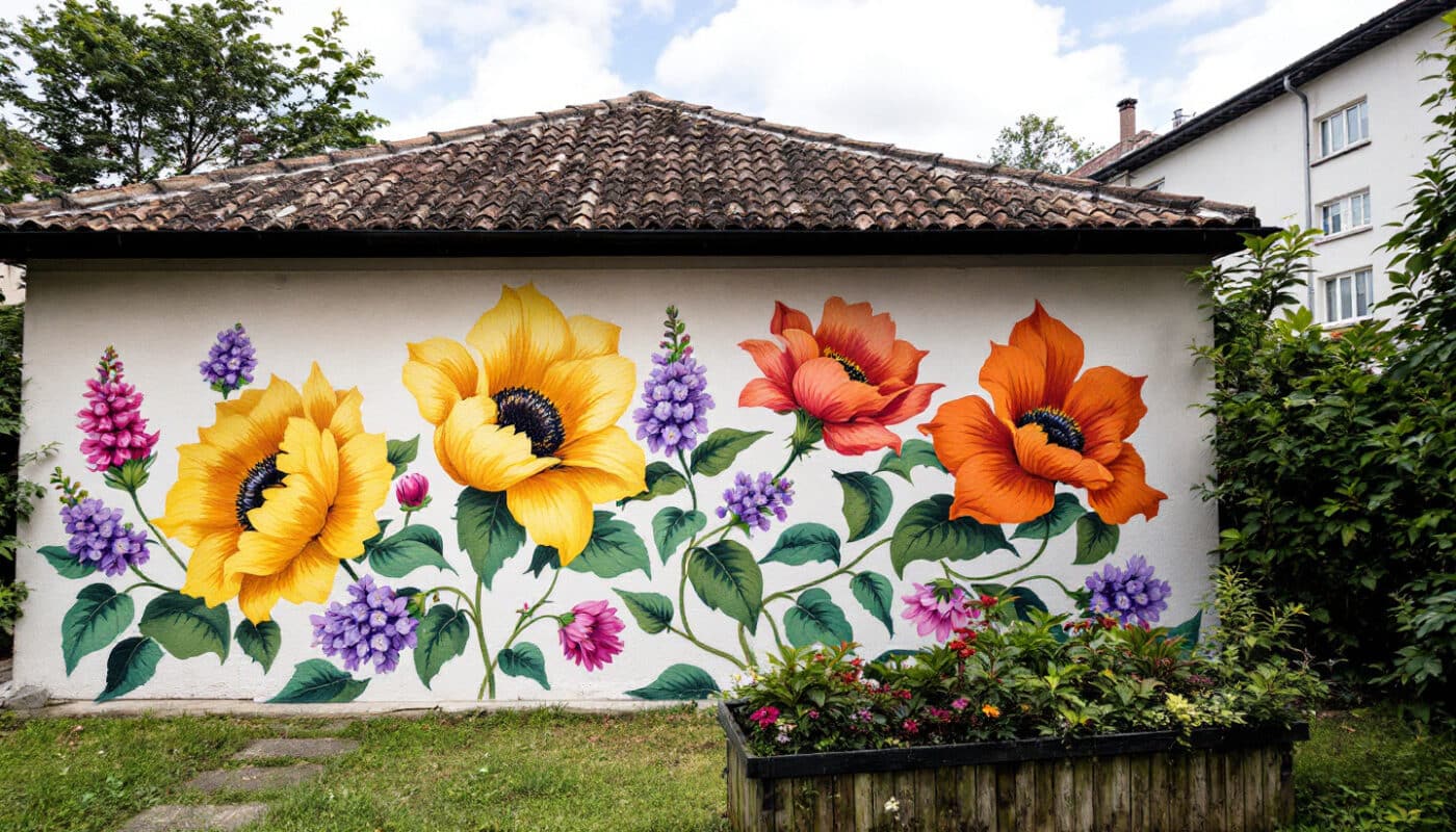 fresque murale exterieure