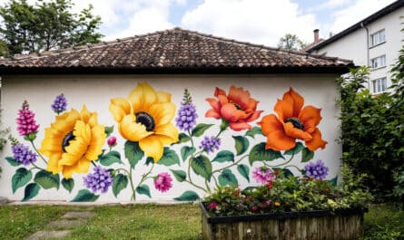 fresque murale exterieure