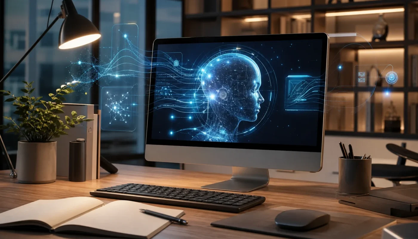 Assistant: Intelligence artificielle rédigeant des courriers professionnels en 2026