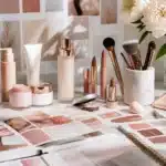 Couverture magazine beauté avec conseils personnalisés pour peau et maquillage
