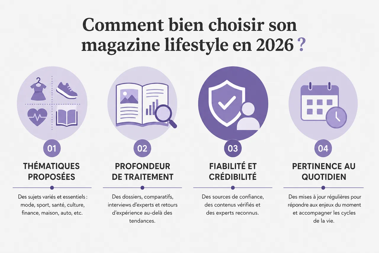 Un magazine pour découvrir les sujets qui comptent au quotidien , Comment bien choisir son magazine lifestyle en 2026?