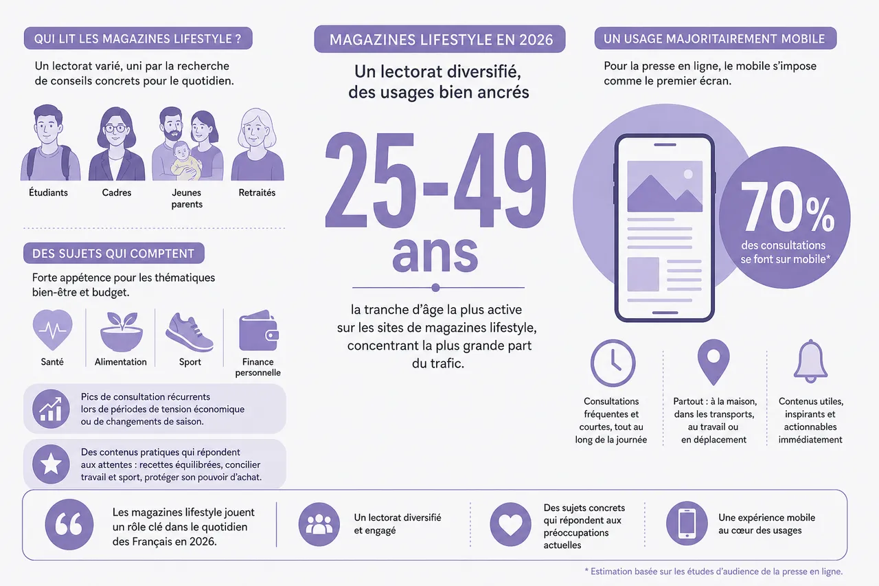 Un magazine pour découvrir les sujets qui comptent au quotidien , Les magazines s à l’ère des données: tendances, chiffres clés et impact sur les lecteurs