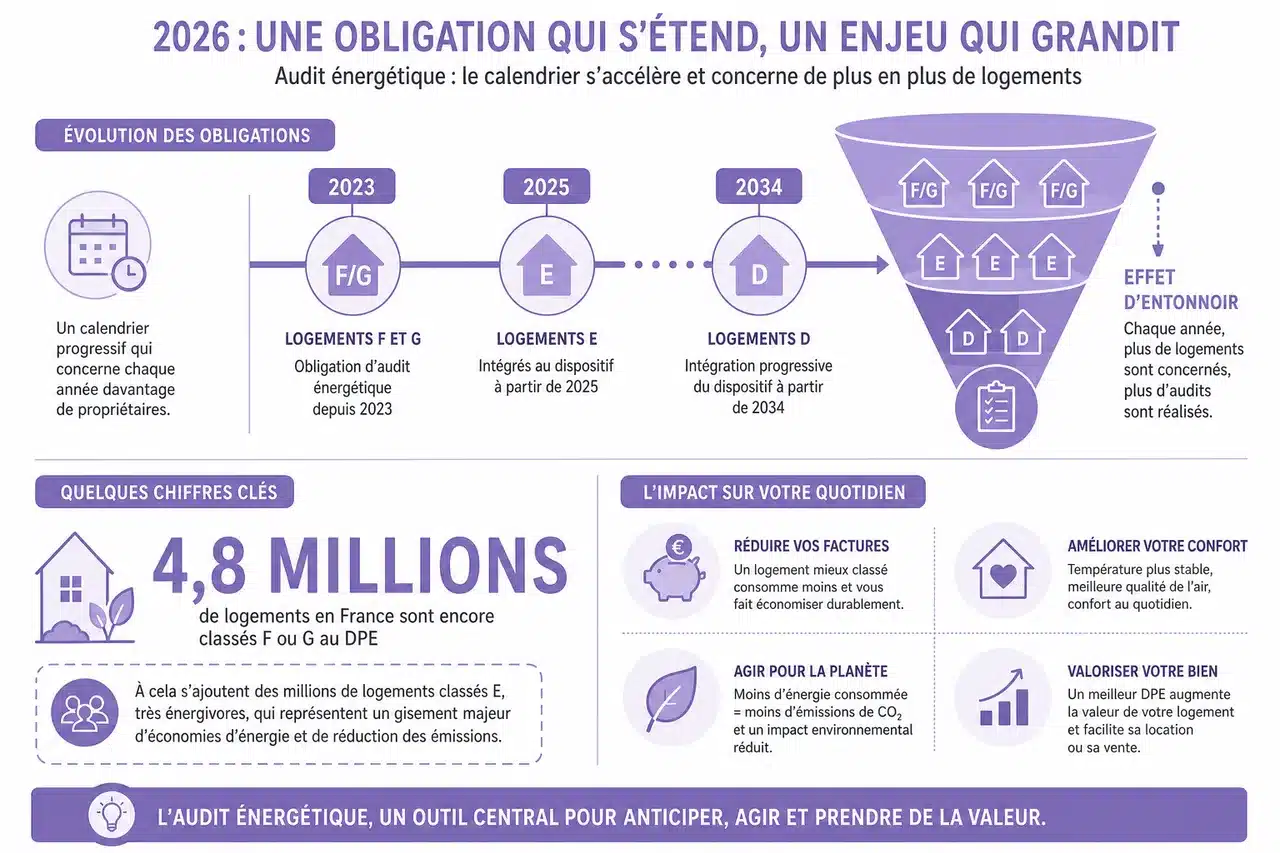 Pourquoi réaliser un audit énergétique pour votre logement en 2026? , Nouvelle donne 2026: tendances, chiffres clés et impact sur votre quotidien