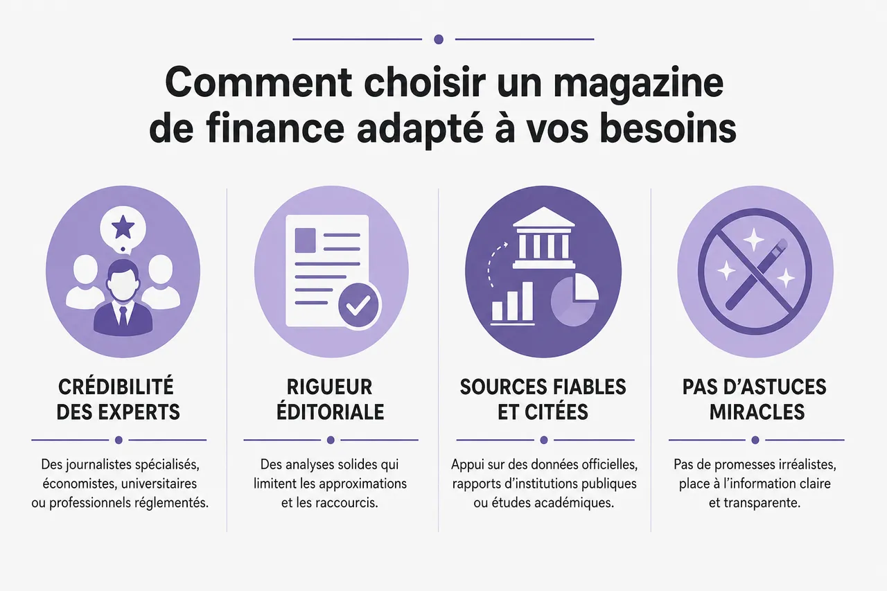 Magazine finance pour comprendre l’argent sans faux bons conseils , Comment choisir un magazine de finance adapté à vos besoins