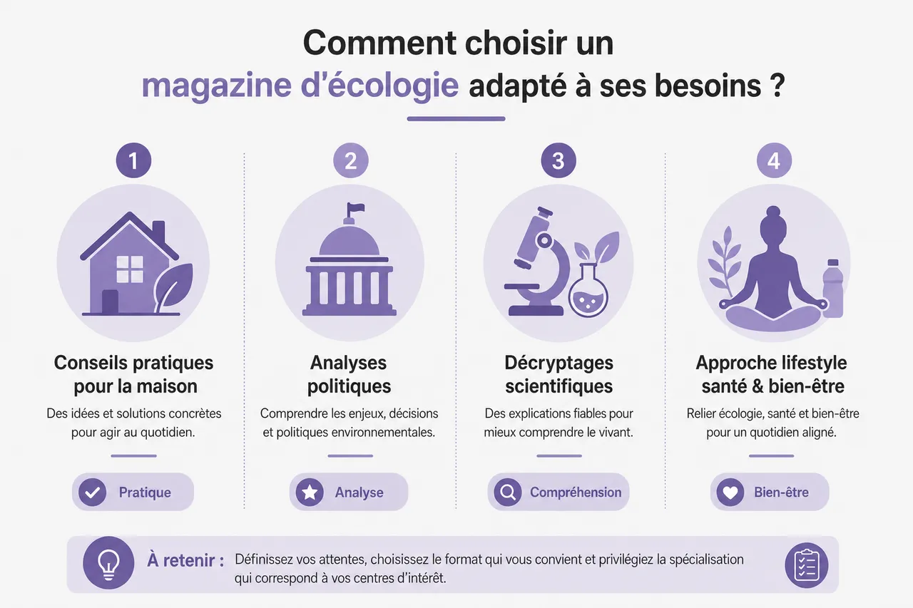 Pourquoi un magazine écologie peut aider à mieux comprendre les enjeux concrets? , Comment choisir un magazine d'écologie adapté à ses besoins?