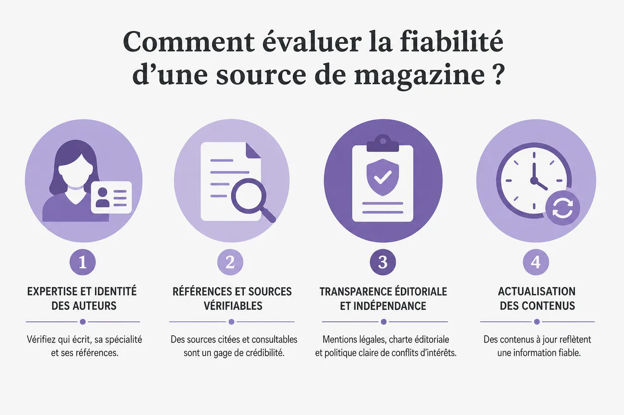 Magazine source: comment identifier une information fiable et utile , Comment évaluer la fiabilité d'une source de magazine?