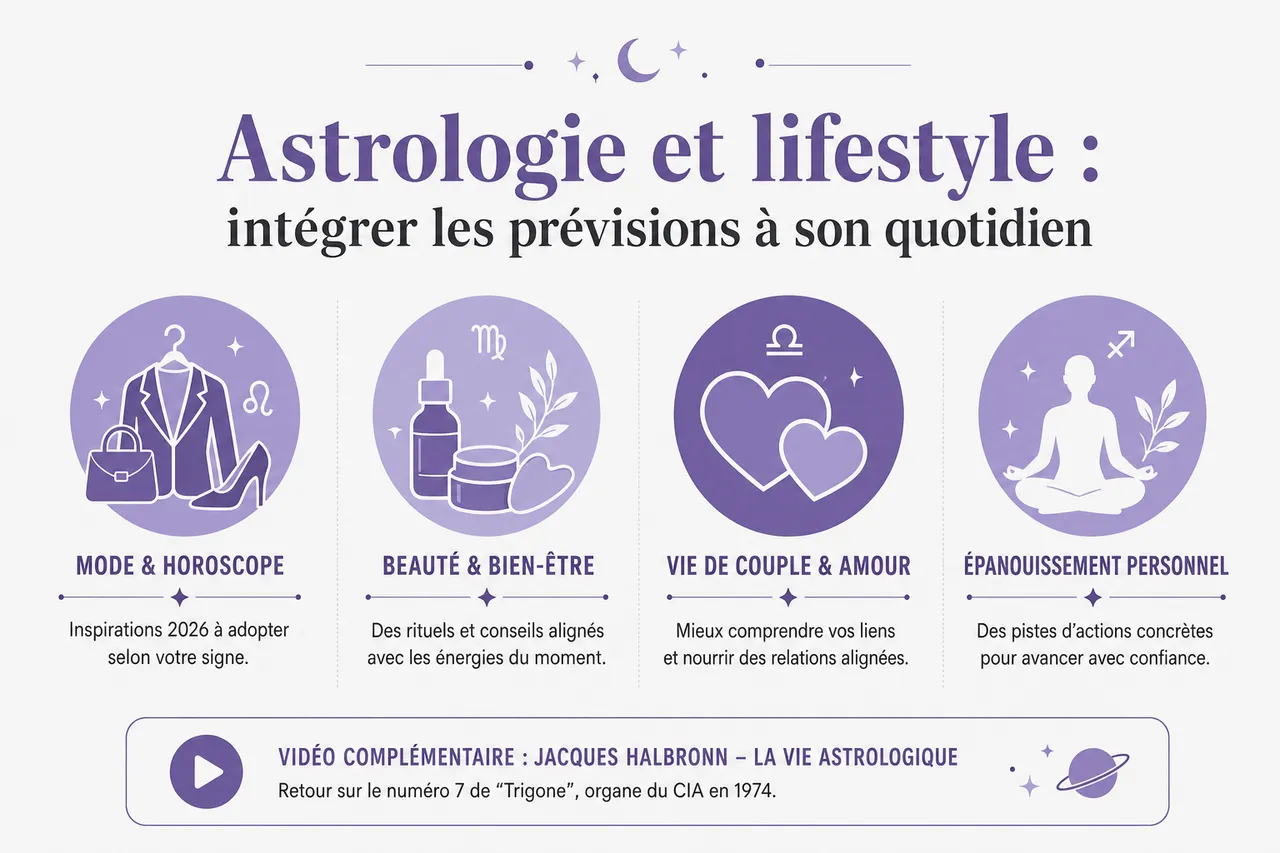 Magazine horoscope pour lire l’astrologie avec plus de recul , Astrologie et lifestyle: intégrer les prévisions à son quotidien