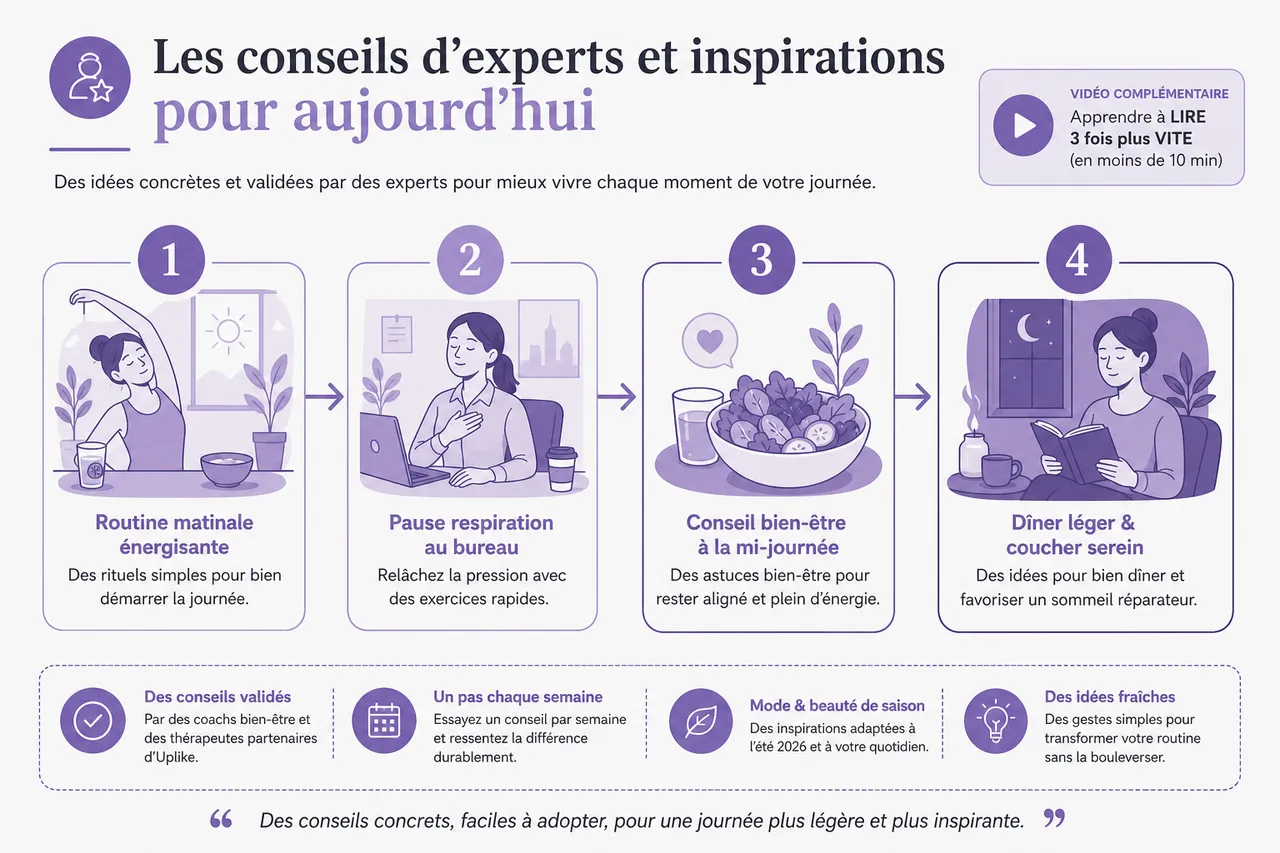 Magazine du jour, ce qu’il faut lire quand on veut aller à l’essentiel , Les conseils d’experts et inspirations pour aujourd’hui