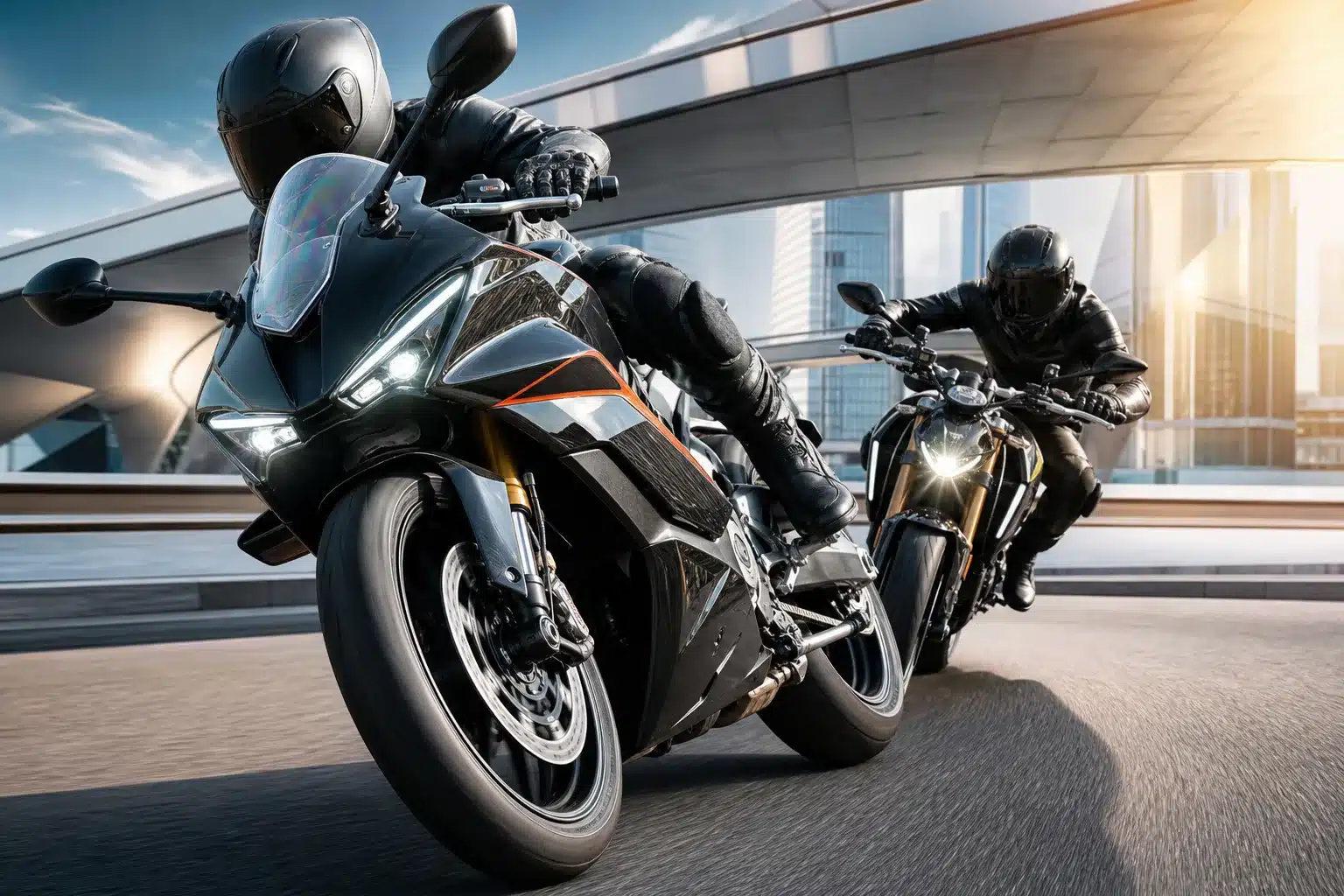 Magazine moto avec motos et essais techniques modernes