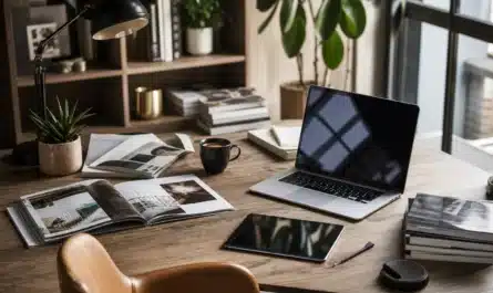 Magazine gratuit avec exemplaires et articles informatifs