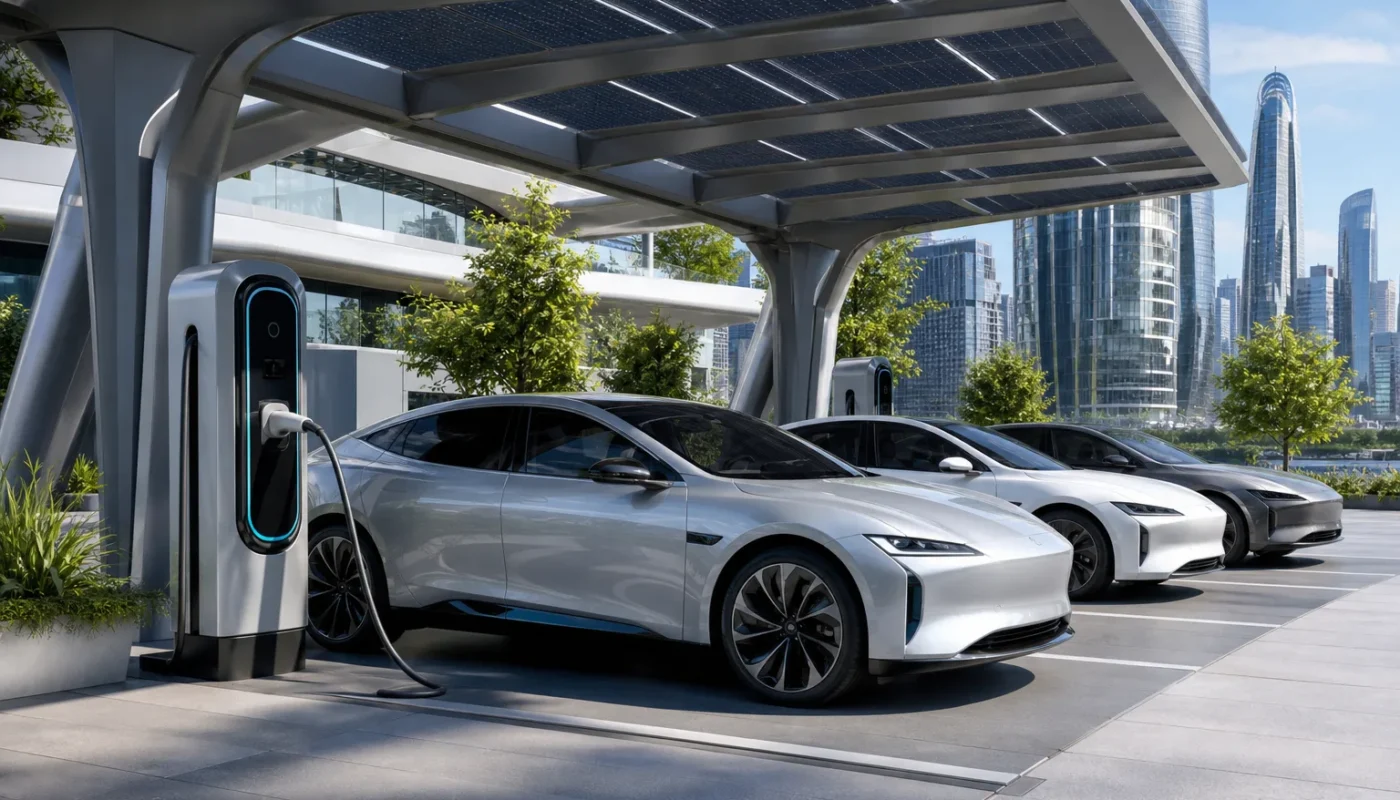 Véhicules électriques modernes avec critères d'achat en 2026