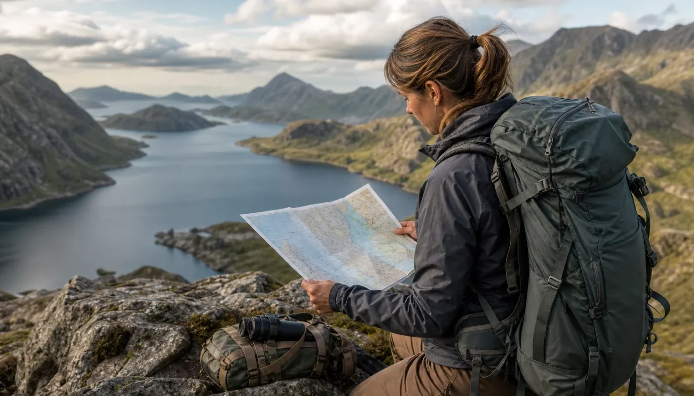 Voyageur découvrant itinéraires originaux pour séjour unique