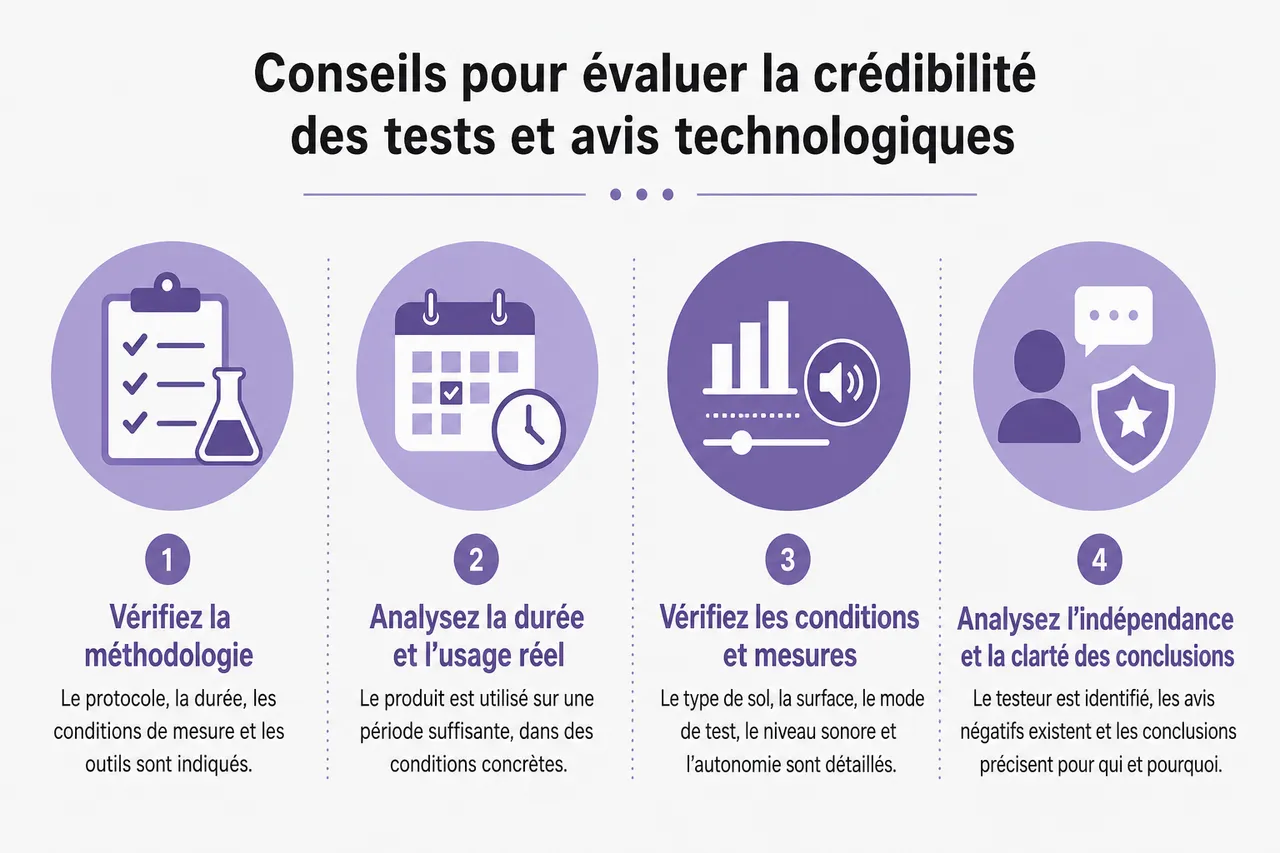 Magazine high-tech grand public, comment repérer ceux qui testent vraiment les produits , Conseils pour évaluer la crédibilité des tests et avis technologiques
